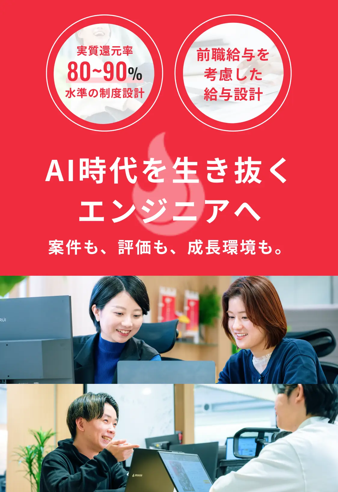 成果が出る構造を用意しています！